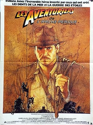 "LES AVENTURIERS DE L'ARCHE PERDUE (RAIDERS OF THE LOST ARK)" D'après l'histoire d' INDIANA JONES...