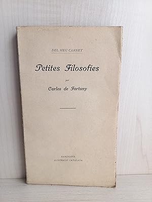 Imagen del vendedor de Del meu carnet. Petites filosofes. Carles de Fortuny. Ilustraci Catalana. Cataln a la venta por Bibliomania