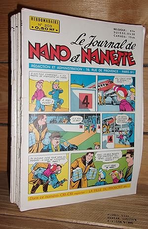 LE JOURNAL DE NANO ET NANETTE N°203