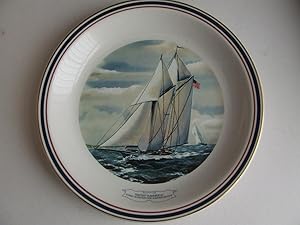 Seller image for New York Yacht Club Official America's Cup Collector Plate. made exclusively for the Danbury Mint by Enoch Wedgwood (Tunstall) Ltd., England for sale by McLaren Books Ltd., ABA(associate), PBFA