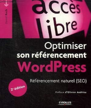 Bild des Verkufers fr Optimiser son rfrencement WordPress zum Verkauf von Le-Livre