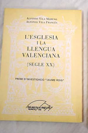 Imagen del vendedor de L'Esglesia i la llengua valenciana a la venta por Alcan Libros