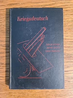Bild des Verkufers fr Kriegsdeutsch: Easy Texts in Military German for Speaking and Reading zum Verkauf von Fred M. Wacholz