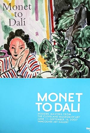 Image du vendeur pour Monet to Dali: Impressionist and Modern Masterworks from the Cleveland Museum of Art mis en vente par Mad Hatter Bookstore