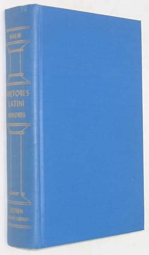 Bild des Verkufers fr Rhetores Latini Minores: Ex Codicibus Maximam Partem Primum Adhibitis (Reprint of the 1863 B.G. Teubner Edition) zum Verkauf von Powell's Bookstores Chicago, ABAA