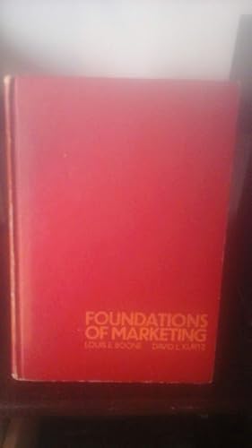 Seller image for Foundations of Marketing for sale by Stone Soup Books Inc