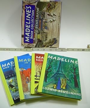 Seller image for Boxed Set 4 Books : Madeline's Book Collection Unabridged : Madeline ; Madeline and the Bad Hat ; Madeline's Rescue ; Madeline in London [Pictorial Children's Reader, Matching Set & Box, Box Has handle] for sale by GREAT PACIFIC BOOKS