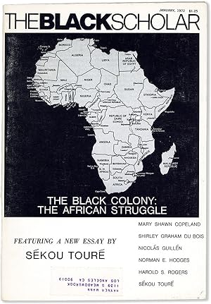 Seller image for The Black Scholar: Journal of Black Studies and Research - Vol.3, No.5 (January, 1972) for sale by Lorne Bair Rare Books, ABAA