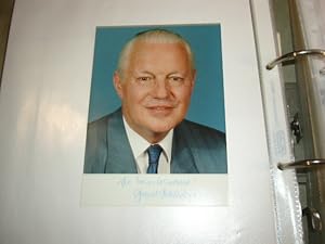 Image du vendeur pour Original Autogramm Gerhard Stoltenberg (1928-2001) /// Autogramm Autograph signiert signed signee mis en vente par Antiquariat im Kaiserviertel | Wimbauer Buchversand