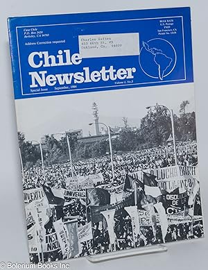 Chile Newsletter: Vol. 1 No. 3, September 1984. Special Issue