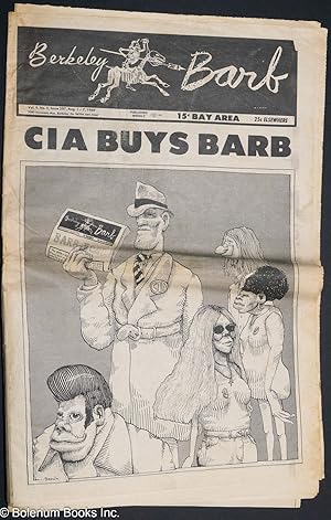 Seller image for Berkeley Barb: vol. 9, #5 (#207) Aug 1 - 7 1969: CIA buys Barb for sale by Bolerium Books Inc.