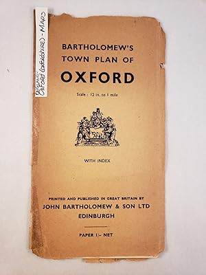 Bartholomew's Town Plan of Oxford
