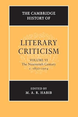 Image du vendeur pour The Cambridge History of Literary Criticism mis en vente par AHA-BUCH GmbH