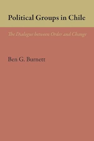 Immagine del venditore per Political Groups in Chile : The Dialogue between Order and Change venduto da AHA-BUCH GmbH