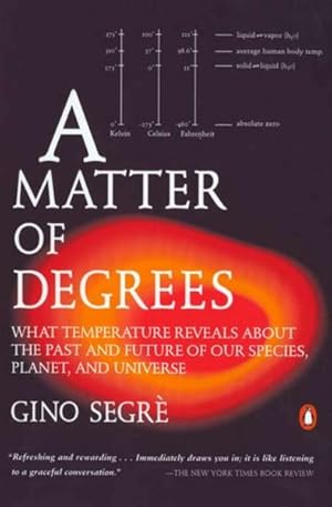 Immagine del venditore per Matter of Degrees : What Temperature Reveals About the Past and Future of Our Species, Planet, and Universe venduto da GreatBookPricesUK