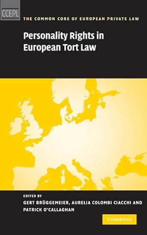 Bild des Verkufers fr Personality Rights in European Tort Law zum Verkauf von AHA-BUCH GmbH