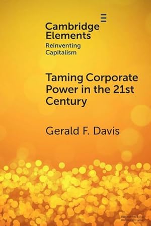 Bild des Verkufers fr Taming Corporate Power in the 21st Century zum Verkauf von AHA-BUCH GmbH