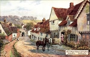 Künstler Ansichtskarte / Postkarte Kersey Suffolk England, The Cottage Homes of England