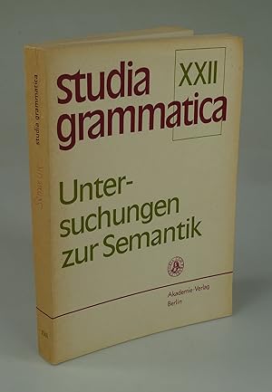 Immagine del venditore per Untersuchungen zur Semantik. venduto da Antiquariat Dorner