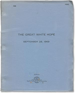 Bild des Verkufers fr The Great White Hope (Original screenplay for the 1970 film) zum Verkauf von Royal Books, Inc., ABAA