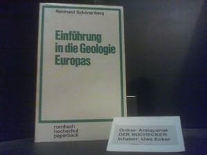 Einführung in die Geologie Europas Rombach-Hochschul-Paperback Band 18