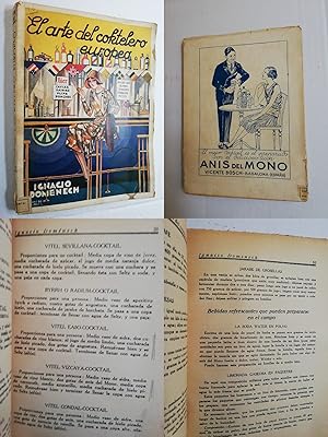 EL ARTE DEL COKTELERO EUROPEO . IGNACIO DOMENECH 1931
