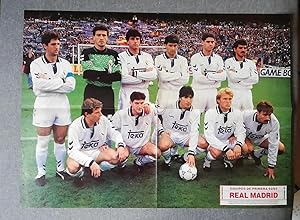 ANTIGUO POSTER REAL MADRID TEMPORADA 1992-93. DIARIO LAS PROVINCIAS