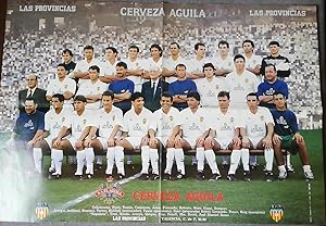 ANTIGUO POSTER VALENCIA C.F TEMPORADA1992-93. LAS PROVINCIAS