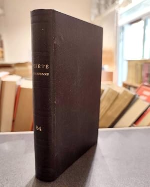 Immagine del venditore per Mmoires et Documents de la Socit Savoisienne d'Histoire et d'Archologie. Tome LIV - 1913 - Deuxime srie - Tome XXIX - Miolans - Notice sur la commune d'Arbin - Monographie de la Commune de Savigny (Haute-Savoie) venduto da Le Beau Livre