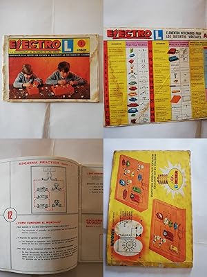 ANTIGUO MANUAL DE INSTRUCCIONES ELECTRO LA ELECTRICIDAD AL ALCANCE DE LOS NIÑOS