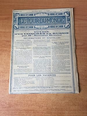 Imagen del vendedor de LE TOUR DU MONDE 1898 n 30 : VOYAGE D'UN CONGRES EN RUSSIE, monographie d'un chef de pirates au Tonkin (fin) a la venta por KEMOLA