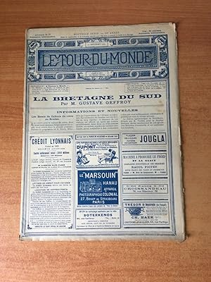 Seller image for LE TOUR DU MONDE 1904 n 37 : LA BRETAGNE DU SUD, DU SENEGAL AU NIGER LE CHEMIN DE FER SOUDANAIS for sale by KEMOLA