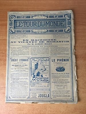 Seller image for LE TOUR DU MONDE 1904 n 2 : EN MACEDOINE AU VILAYET DE MONASTIR, LE POPOCATEPTL for sale by KEMOLA