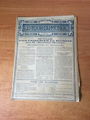 Imagen del vendedor de LE TOUR DU MONDE 1898 n 31 : VOYAGE D'UN CONGRES EN RUSSIE, mgalithes d'Auvergne tumulus et sanctuaires a la venta por KEMOLA