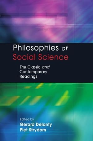 Imagen del vendedor de Philosophies of Social Science: The Classic and Contemporary Readings a la venta por Pieuler Store