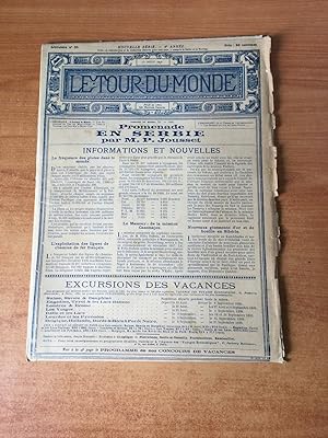 Image du vendeur pour LE TOUR DU MONDE 1898 n 33 : PROMENADE EN SERBIE, une excursion au col du Mont-Cenis mis en vente par KEMOLA