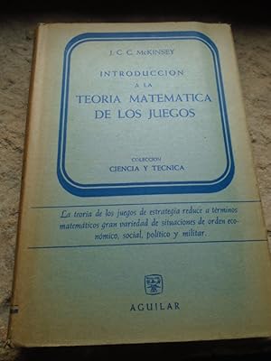 Seller image for Introduccin a la Teora Matemtica de los Juegos for sale by Carmichael Alonso Libros