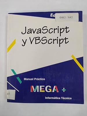 Image du vendeur pour JavaScript y VBScript. Manual prctico. mis en vente par TraperaDeKlaus