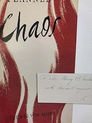 Imagen del vendedor de Planned Chaos Signed FirstEdition a la venta por PEN ULTIMATE RARE BOOKS