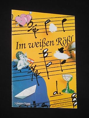 Bild des Verkufers fr Programmheft 1 Landesbhne Hannover 1989/90. IM WEISSEN RSSL von Mller/ Charell, Benatzky (Musik). Regie: Rudolf Plent, musikal. Ltg.: Wolfgang Wegner, Bhnenbild: Ulrich Hstebeck, Kostme: Charlotte Gensich. Mit Ilse Winkler (Josepha), Josef Schwarz (Leopold), Gerd Preiser, Adela Florow, Knut Schakinnis, Christian Plunger, Christina Reifenstein, Barbara Wirth, Helmut Kolar zum Verkauf von Fast alles Theater! Antiquariat fr die darstellenden Knste