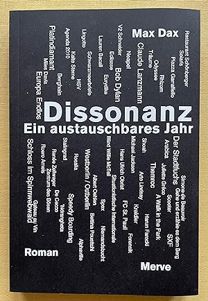 Bild des Verkufers fr Dissonanz. Ein austauschbares Jahr. Roman zum Verkauf von Antiquariat Cassel & Lampe Gbr - Metropolis Books Berlin