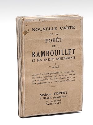 Bild des Verkufers fr Nouvelle Carte de la Fort de Rambouillet et des Massifs environnants au 1/40.000e zum Verkauf von Librairie du Cardinal