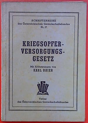 Seller image for Kriegsopfer-Versorgungsgesetz for sale by biblion2