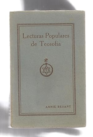 Seller image for Lecturas populares de teosofa. for sale by Librera El Crabo