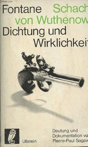 Bild des Verkufers fr Theodor Fontane : Schach von Wuthenow - "Dichtung und wirklichkeit" n23 zum Verkauf von Le-Livre