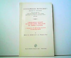 Immagine del venditore per Urban-Rural Duality in the Regional Structure of Andhra Pradesh - A Challenge to Regional Planning and Development. Geographische Zeitschrift - Beihefte - Erdkundliches Wissen - Heft 21. venduto da Antiquariat Kirchheim