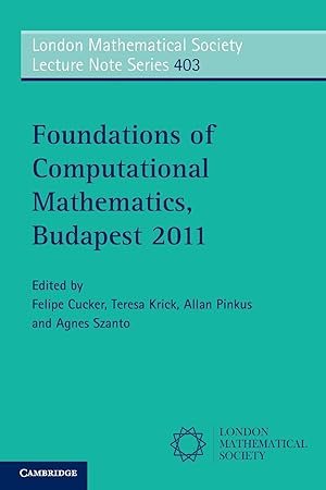 Imagen del vendedor de Foundations of Computational Mathematics, Budapest 2011 a la venta por moluna