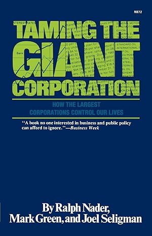 Bild des Verkufers fr Taming the Giant Corporation zum Verkauf von moluna