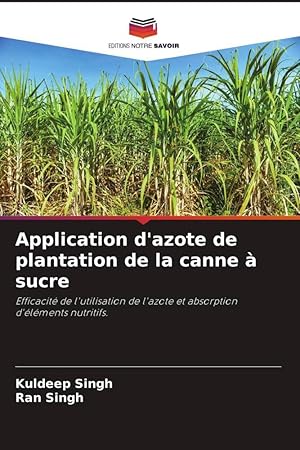 Bild des Verkufers fr Application d\ azote de plantation de la canne  sucre zum Verkauf von moluna