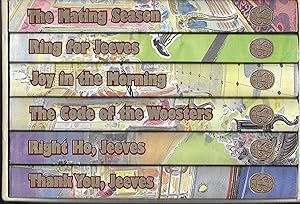 Seller image for Jeeves and Wooster - 6 volume set - Joy in the Morning, The Mating Season, The Code of the Woosters, Right Ho Jeeves, Thank You Jeeves and Ring for Jeeves for sale by Books and Bobs
